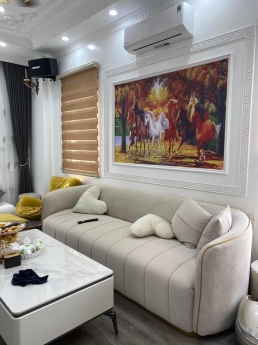 BÁN NHÀ NGỌC LÂM 60M2 5T GARA 7 CHỖ VÀO NHÀ FULL NỘI THẤT