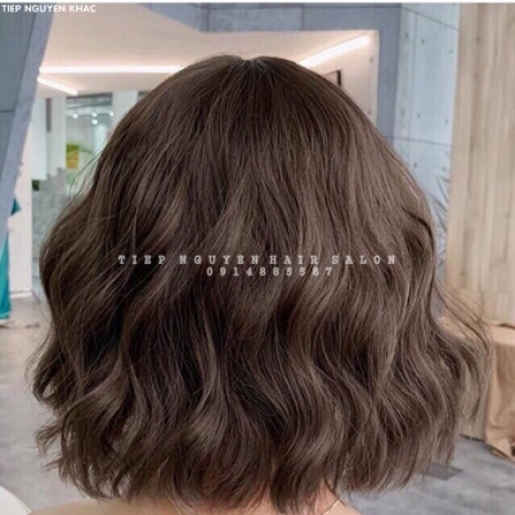 Tóc nhuộm hidden cho nàng mặt tròn cá tính, học nghề tóc - Tiệp Nguyễn Hair Salon