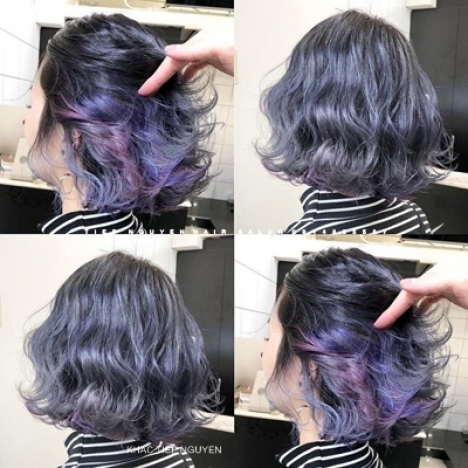 Nhuộm hidden cuốn hút cá tính cho nữ, học nghề tóc - Tiệp Nguyễn Hair Salon