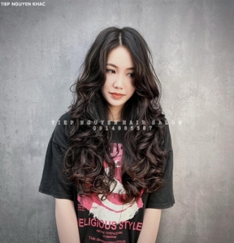 Tóc nhuộm hidden nhẹ nhàng màu ombre, học nghề tóc - Tiệp Nguyễn Hair Salon