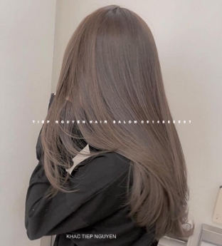 Nhuộm hidden cho nữ, nhuộm nâu tây, học nghề tóc - Tiệp Nguyễn Hair Salon