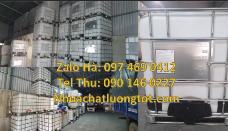 Thùng nhựa 1000l đựng hóa chất, Bồn ibc 1000l đựng chất lỏng, Tank IBC 1000L, thùng nhựa dung tích l