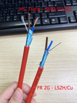 Cáp chống cháy LSZH 2x1x1.5 có lớp chống nhiễu