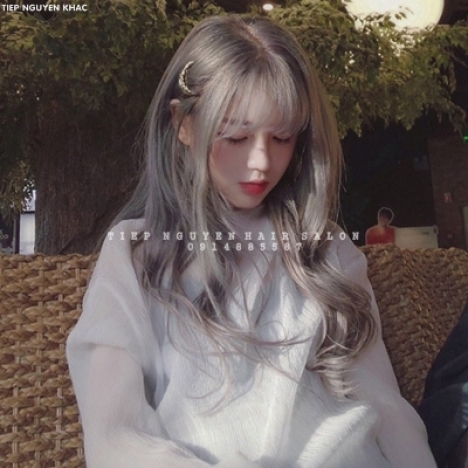 Tóc nhuộm hidden nhẹ nhàng cho nữ mái bay, học nghề tóc - Tiệp Nguyễn Hair Salon