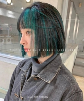 Tóc nhuộm hidden cho phái nữ cá tính, học nghề tóc - Tiệp Nguyễn Hair Salon