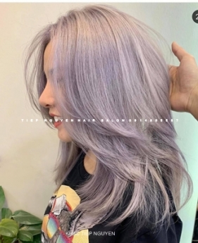 Nhuộm hidden light siêu sang màu khói, học nghề tóc - Tiệp Nguyễn Hair Salon