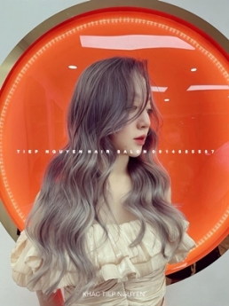 Nhuộm hidden cuốn hút, tóc hidden màu khói, học nghề tóc  - Tiệp Nguyễn Hair Salon