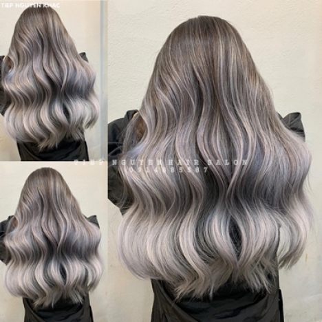 Nhuộm hidden xanh cuốn hút cho nữ, học nghề tóc - Tiệp Nguyễn Hair Salon