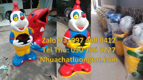 Sọt rác hình con vật, thùng rác cánh cụt, thùng rác con voi, thùng rác cá heo, Thùng r