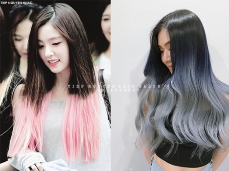 Tóc nhuộm hidden nhẹ nhàng cho nữ, học nghề tóc - Tiệp Nguyễn Hair Salon