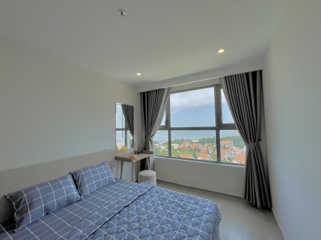 Cho thuê giá gốc cọc nhẹ căn 2PN+ The Sóng view biển chủ dễ thương