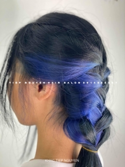 Nhuộm hidden, tóc xoăn lơi cá tính cho nữ, học nghề tóc - Tiệp Nguyễn Hair Salon