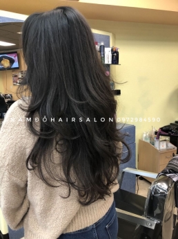 Địa Chỉ Salon, Uốn Cụp Phồng Tóc Layer Dài Đẹp Giá Rẻ Hoài Đức - Nam Đỗ Hair Salon