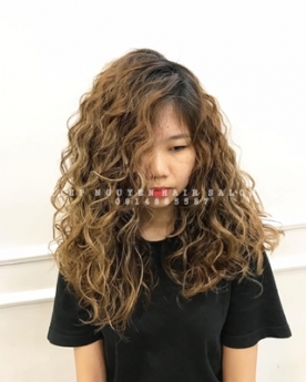 Tóc ngắn nhuộm hidden xanh rêu, học nghề tóc - Tiệp Nguyễn Hair Salon
