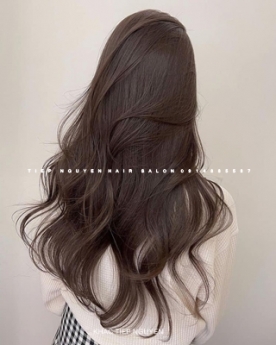 Nhuộm hidden cho nữ, nhuộm nâu tây, học nghề tóc - Tiệp Nguyễn Hair Salon