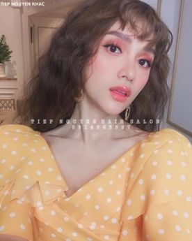 Tóc nhuộm hidden light nhẹ nhàng cá tính cho nữ, học nghề tóc - Tiệp Nguyễn Hair Salon