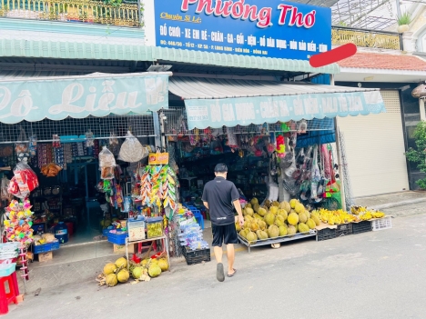 Bán nhà MẶT TIỀN kinh doanh chợ trại bò long bình SHR thổ cư 100%