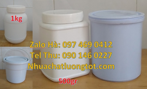 hũ nhựa 250 gram đựng ruốc bông, hũ 50 g giá sỉ, giá bán hũ nhựa 50gr 100gr 200gr 250gr Hũ 50 gram g