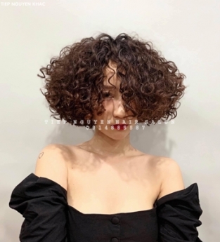 Tóc nhuộm hidden màu xám ghi tôn da cho nữ, học nghề tóc - Tiệp Nguyễn Hair Salon