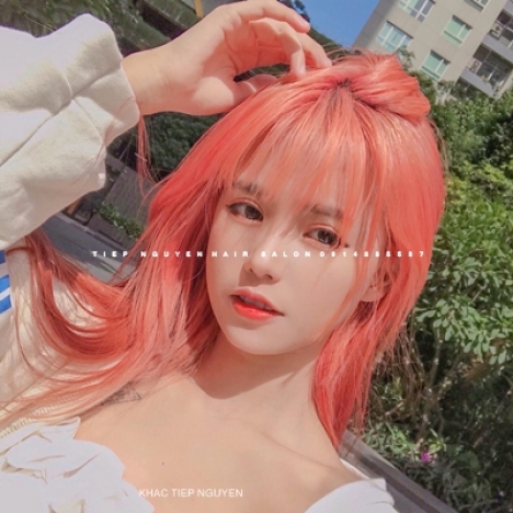 Tóc màu khói nhuộm hidden phong cách, học nghề tóc - Tiệp Nguyễn Hair Salon