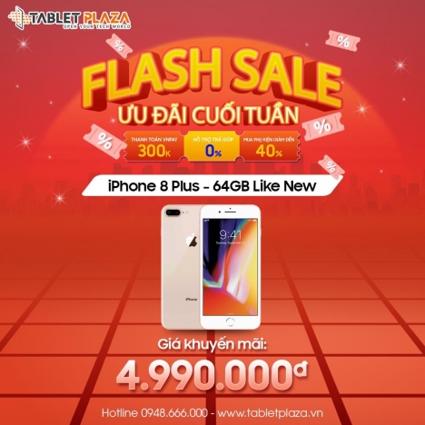 Ưu đãi cực hấp dẫn dành tặng iFan tại Tablet Plaza