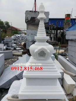 8 Mẫu mộ tháp đá trắng để tro cốt hài cốt đẹp nhất – Tháp thờ cốt