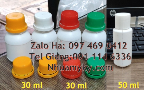 Chai nhựa 250 ml, chai 250 ml giá sỉ Chai nhựa 30 ml đựng hóa chất chai 30 ml đựng dung môi, Chai