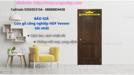 Giá cửa phòng ngủ HDF rẻ tại Bình Thạnh