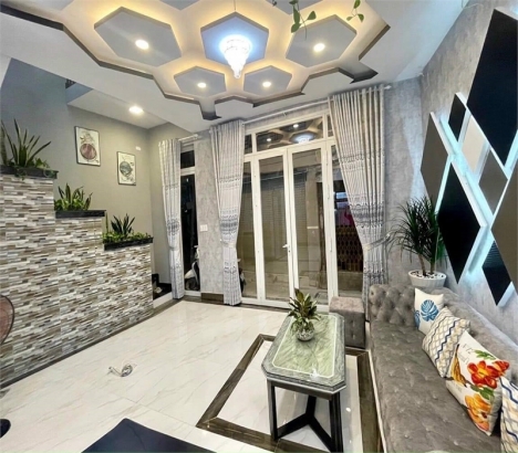 Hậu Giang Quận 6 Nở hậu 54m2 ngang khủng 7m, thiết kế hiện đại 4PN, hoàn công đủ. Giá chỉ 4.96 tỷ TL