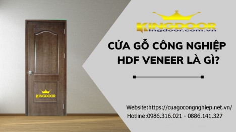 Cửa gỗ công nghiệp HDF Veneer là gì?|Báo giá mới nhất 2022