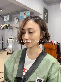 Địa Chỉ Salon,Uốn Sóng Nước Tóc Ngắn Lọn To Đẹp Giá Rẻ Hoài Đức - Nam Đỗ Hair Salon