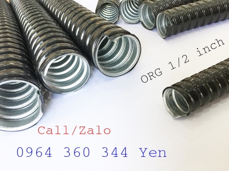 Ống kẽm đàn hồi bọc nhựa PVC phi 1/2