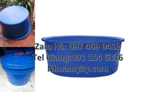 thùng đựng hạt nhựa Thùng dung tích lớn Bán thùng nhựa tròn 3000 lít, thùng nhựa tròn 1100 l
