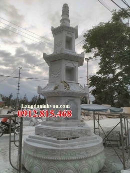 8 Mẫu mộ tháp đá trắng để tro cốt hài cốt đẹp nhất – Tháp thờ cốt