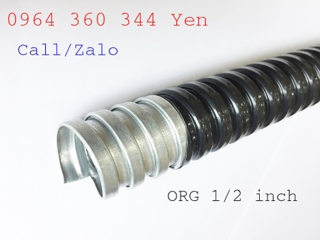 Ống kẽm đàn hồi bọc nhựa PVC phi 1/2
