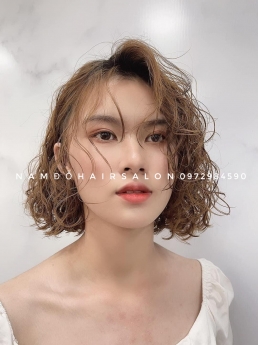 Địa Chỉ Salon,Uốn Sóng Nước Tóc Ngắn Mái Lệch Đẹp Giá Rẻ Hoài Đức - Nam Đỗ Hair Salon