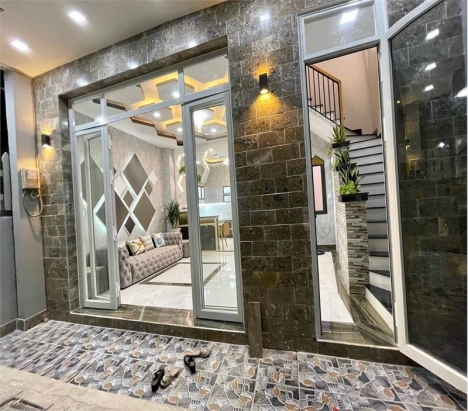 Hậu Giang Quận 6 Nở hậu 54m2 ngang khủng 7m, thiết kế hiện đại 4PN, hoàn công đủ. Giá chỉ 4.96 tỷ TL