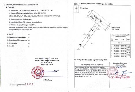 Bán nhanh lô đât 600m2 view đẹp sapa