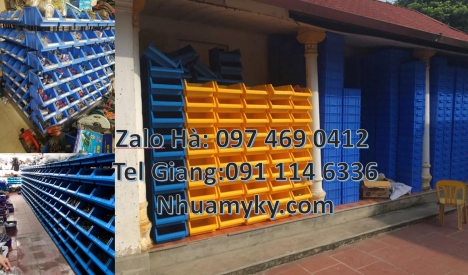 Khay nhựa, hộp nhựa, thùng nhựa, khay linh kiện, kệ đựng dụng cụ, khay đựng ốc vít gara ô tô, khay đ