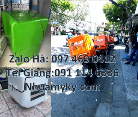Thùng giao hàng nhanh, Thùng chở hàng, Thùng giao trà sữa, thùng đựng hàng online, thùng giữ lạnh, t