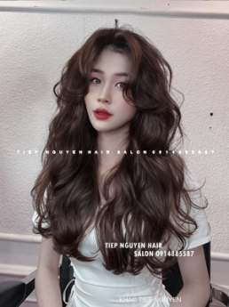 4 style nhuộm tóc hidden cho nàng mặt tròn, học nghề tóc - Tiệp Nguyễn Hair Salon