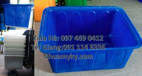 thùng đựng hạt nhựa Thùng dung tích lớn Bán thùng nhựa tròn 3000 lít, thùng nhựa tròn 1100 l