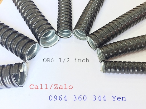 Ống kẽm đàn hồi bọc nhựa PVC phi 1/2