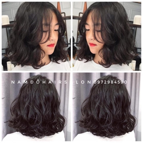 Địa Chỉ Salon,Uốn Sóng Tóc Ngắn Lọn To Đẹp Giá Rẻ Hoài Đức - Nam Đỗ Hair Salon