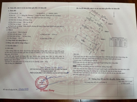 Bán nhà hẻm 8m Hồng Hà, P.2 , Q.Tân Bình, TP.HCM-18,5 tỷ