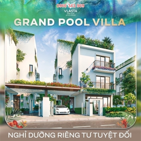 BIỆT THỰ ,SHOPHOUSE MẶT BIỂN VLASTA - SẦM SƠN - 0966 343 969