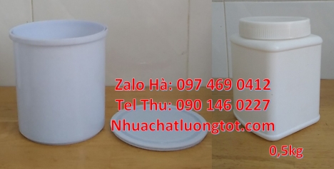 Hũ hóa chất 50 gram, hũ 50gr nắp vặn, hũ nhựa 100gr, hũ đựng sốt thịt nướng 200g, Hũ nhựa pet 50gr,