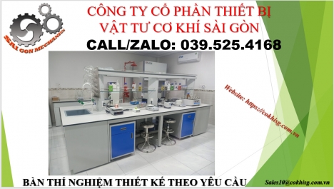 XƯỞNG NHẬN SẢN XUẤT BÀN THÍ NGHIỆM THEO YÊU CẦU