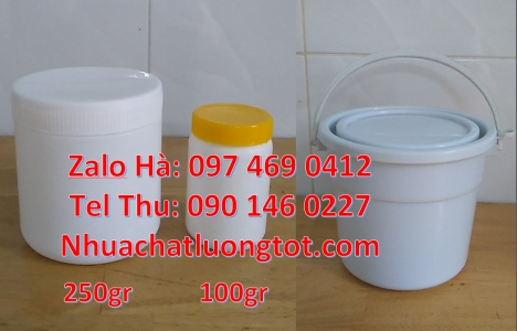 Hũ hóa chất 50 gram, hũ 50gr nắp vặn, hũ nhựa 100gr, hũ đựng sốt thịt nướng 200g, Hũ nhựa pet 50gr,