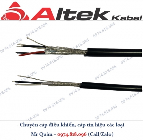 Cáp tín hiệu chống nhiễu RS485 24AWG 1 Pair, 2Pair